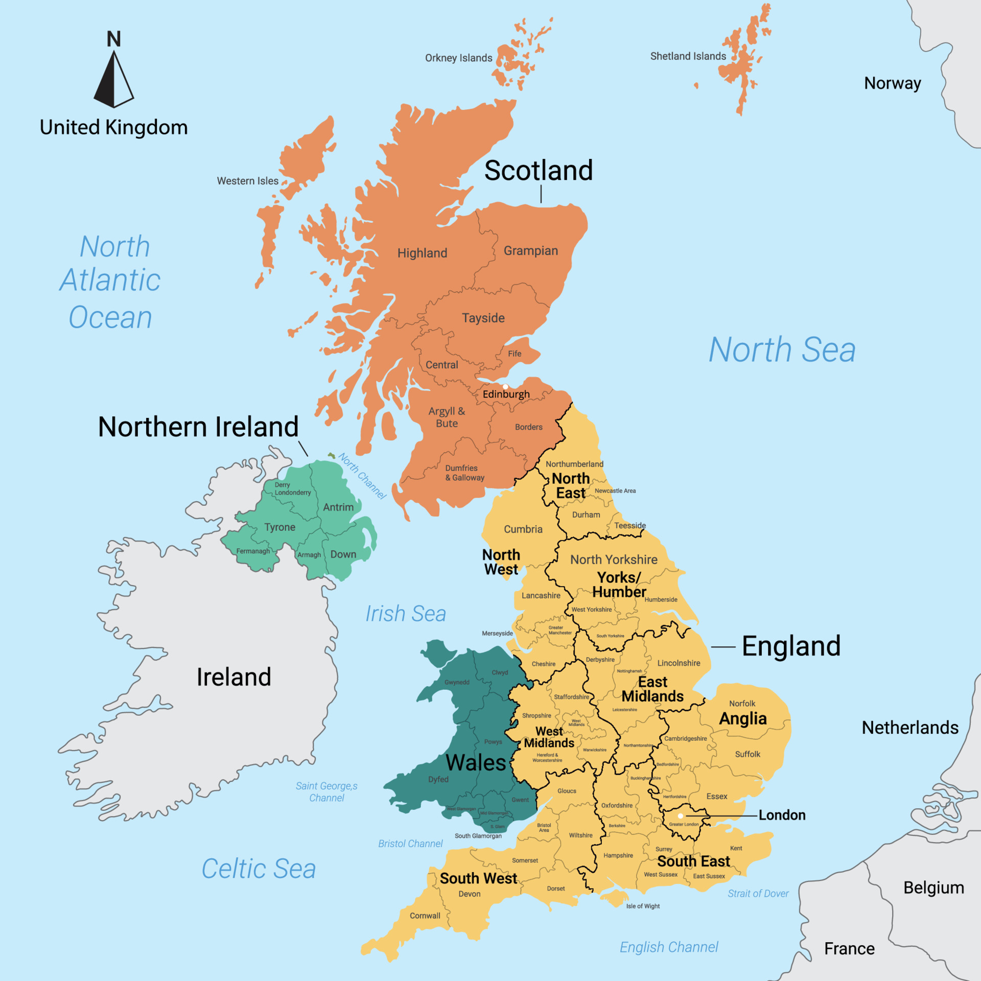 British Isles landscape